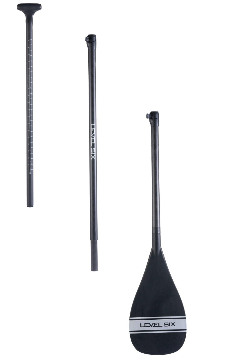 3- Piece Carbon Paddle with Fibreglass Teardrop Blad