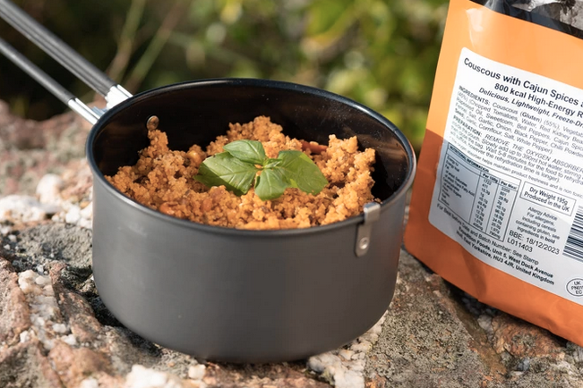 Couscous with Cajun Spices and Vegetables (for two)