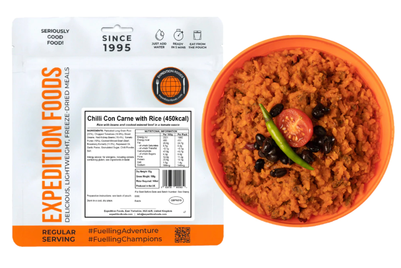 Expedition Foods Chili Con Carne with Rice