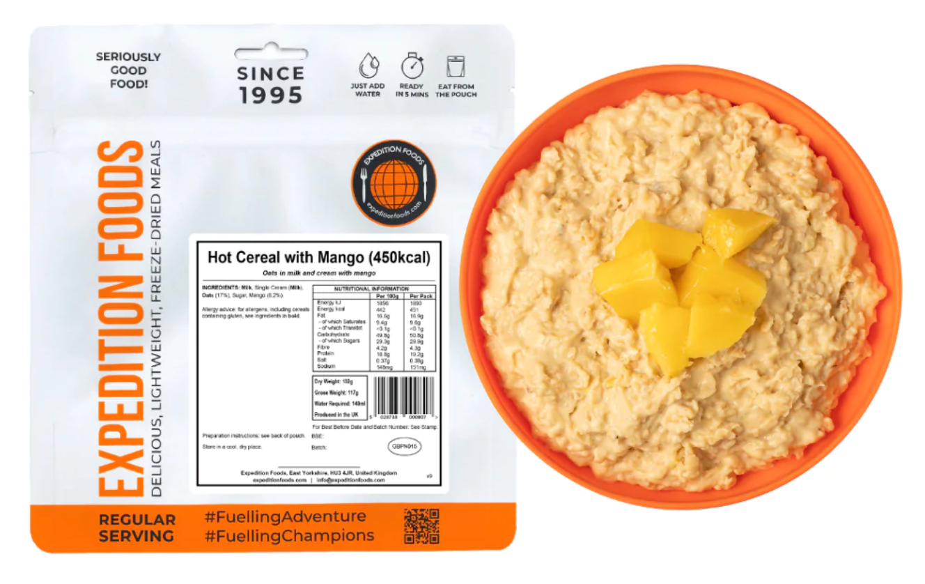 Hot Cereal with Mango