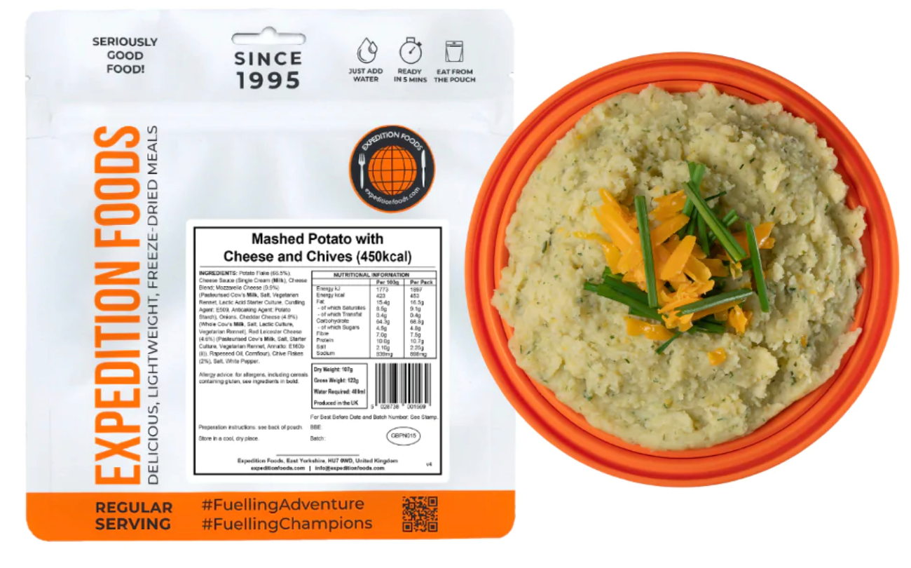 Mashed Potato with Cheese and Chives