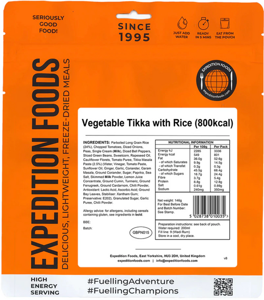 Vegetable Tikka with Rice