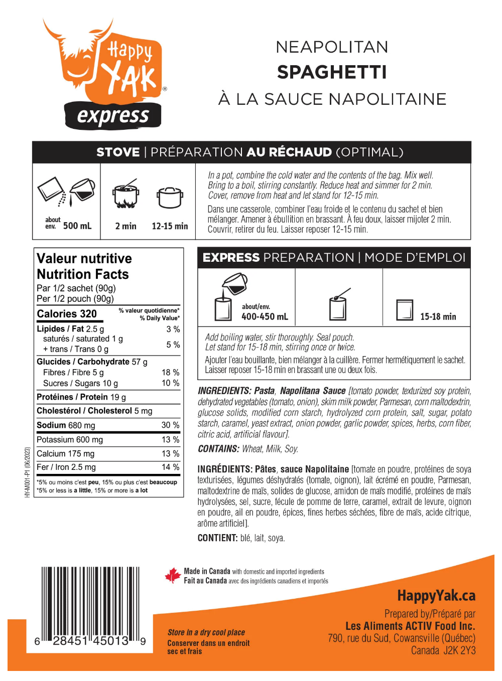 Spaghetti with Neapolitan Sauce (Vegetarian)