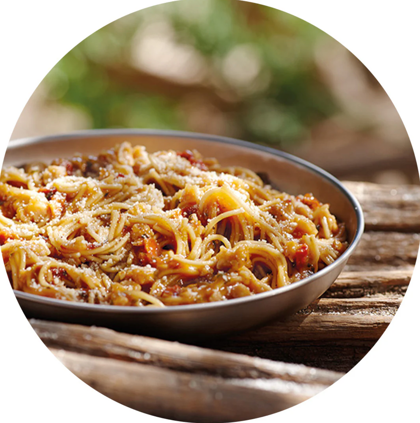 Spaghetti with Neapolitan Sauce (Vegetarian)