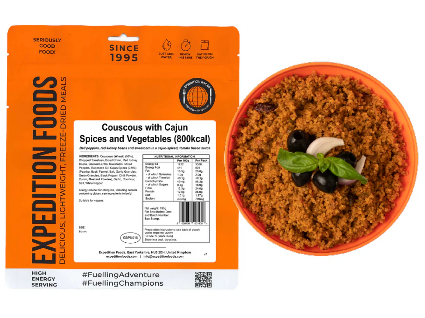 Couscous with Cajun Spices and Vegetables