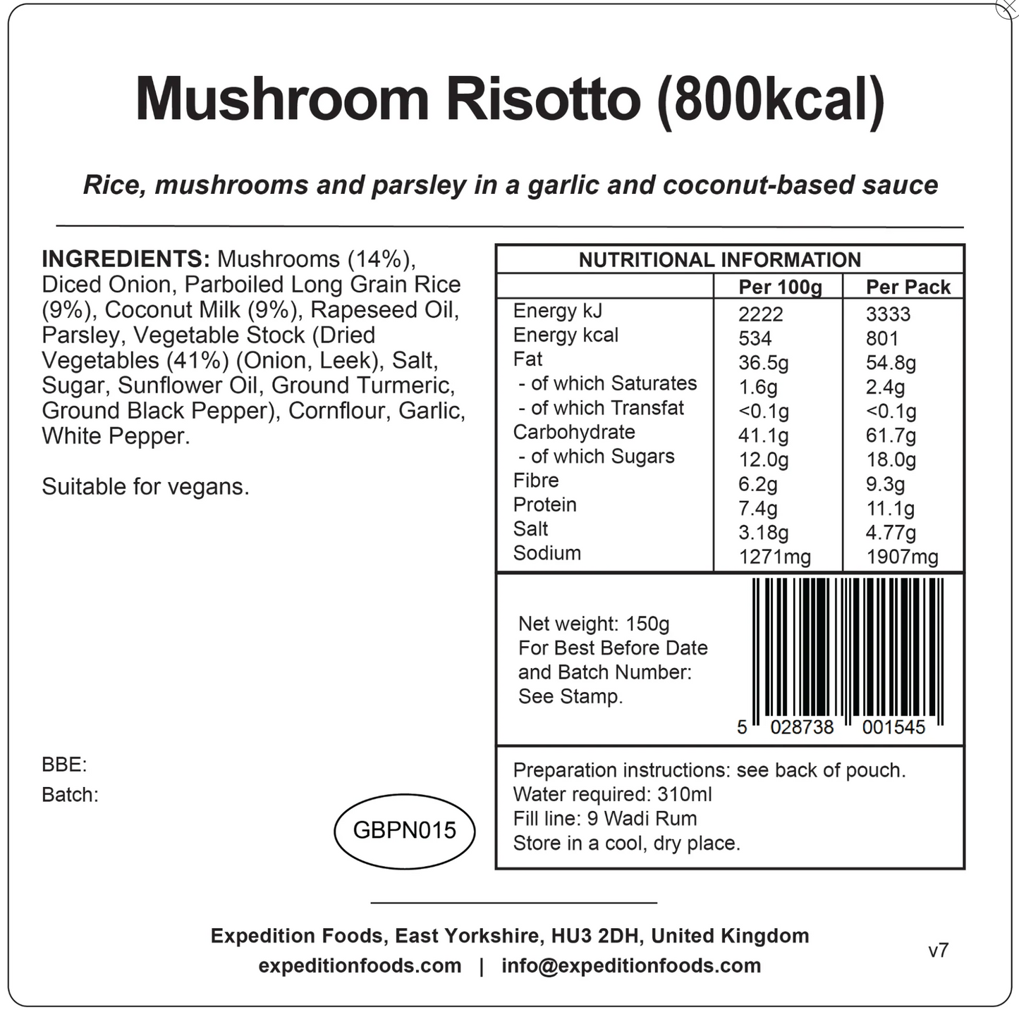 Mushroom Risotto