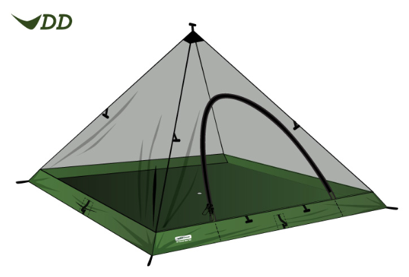 DD SuperLight - Pyramid - Mesh Tent
